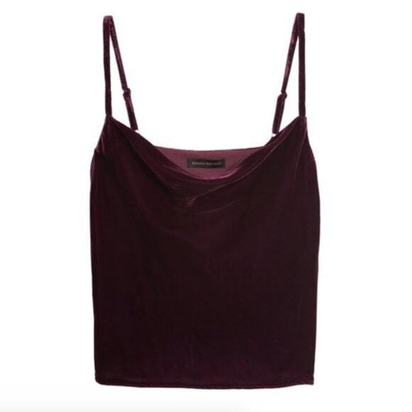 GAP Velvet Cowl-Neck Camisole Size Large NWT - Picture 1 of 5